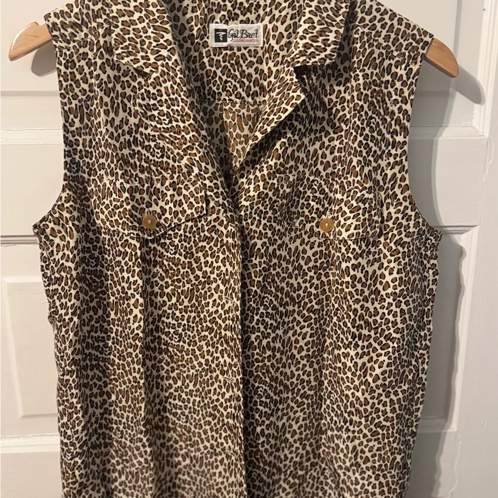 Calvin Klein Leopard Print Vest